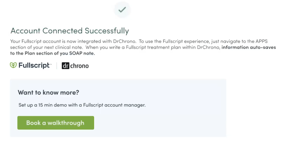 Account Created Successfully