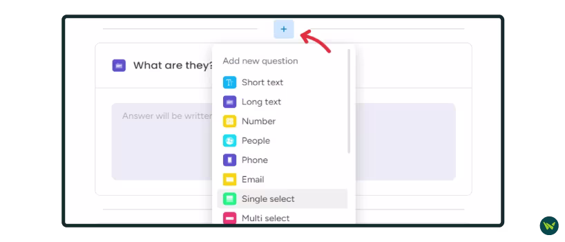 Variety Of Questions Options