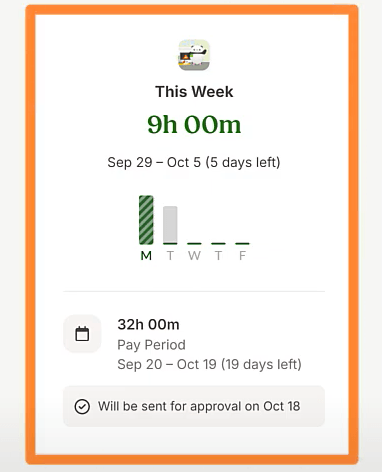 bamboohr weekly calendar