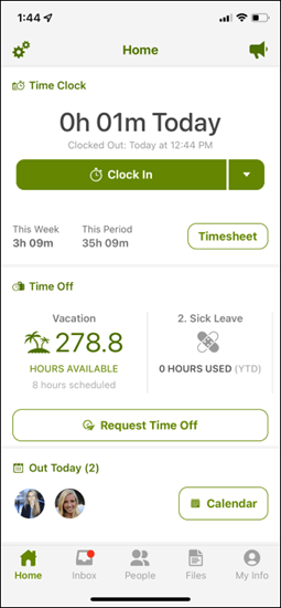 bamboohr clock out