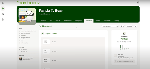 bamboohr employee profile